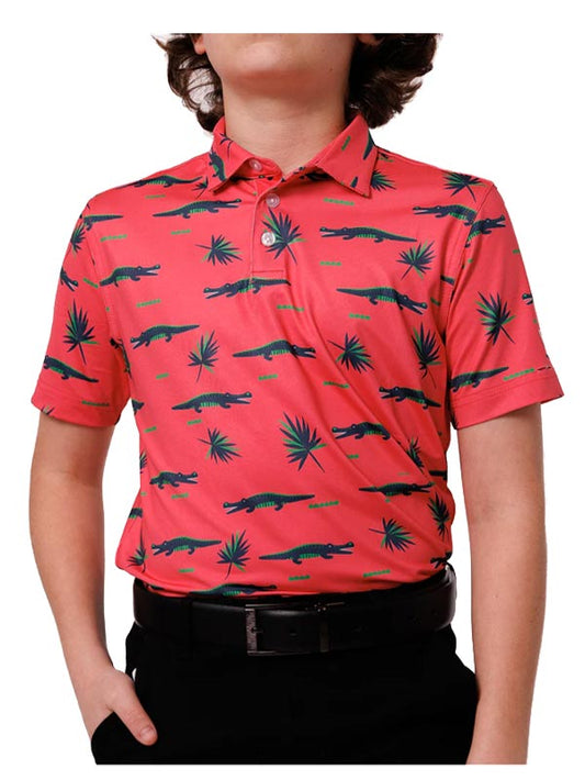 Chubbs Waggle Youth Golf Polo