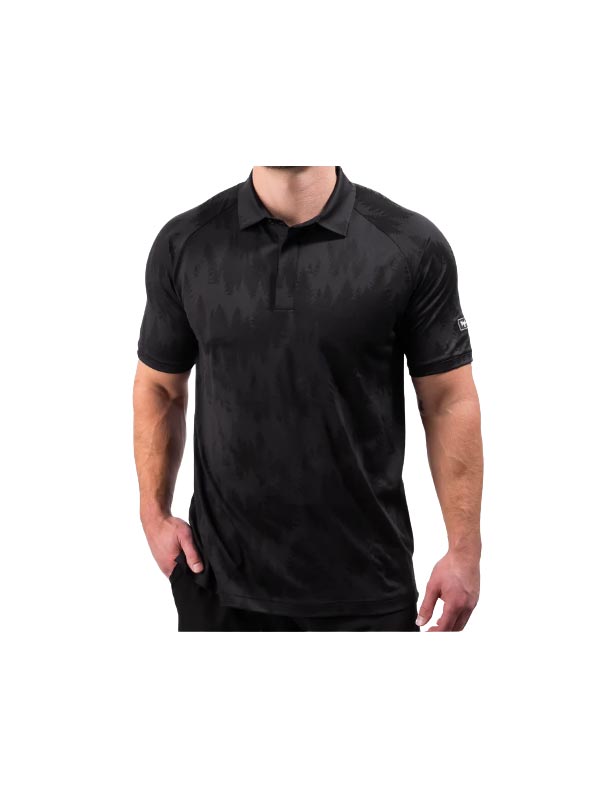 Northern Nights Waggle Men's WeaveLight Jacquard Polo