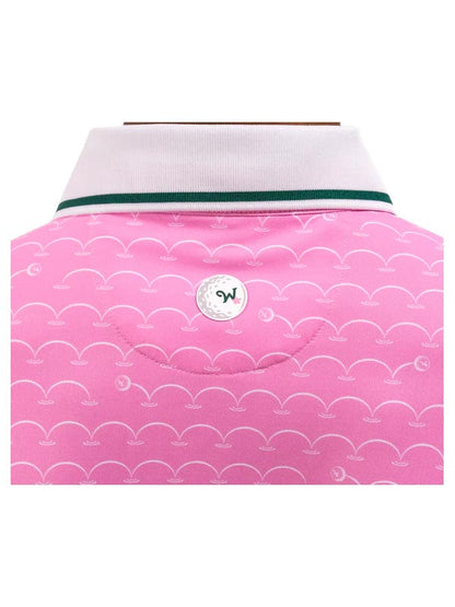 Off The Pond Waggle Pique Golf Polo