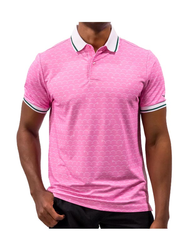 Off The Pond Waggle Pique Golf Polo