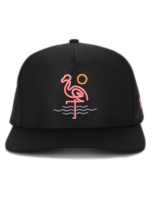 Flamingo Bay Waggle Snapback Hat 24