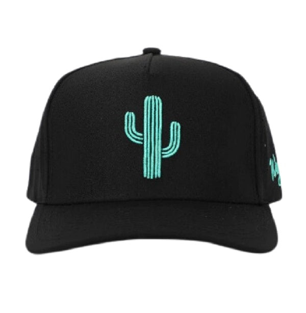 Cactus Black Waggle Snapback Hat