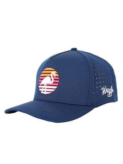 Flamingo Oasis Waggle Snapback Hat