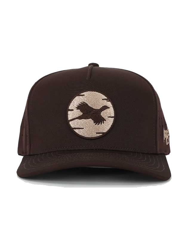 Flushed Brown Waggle Snapback Hat