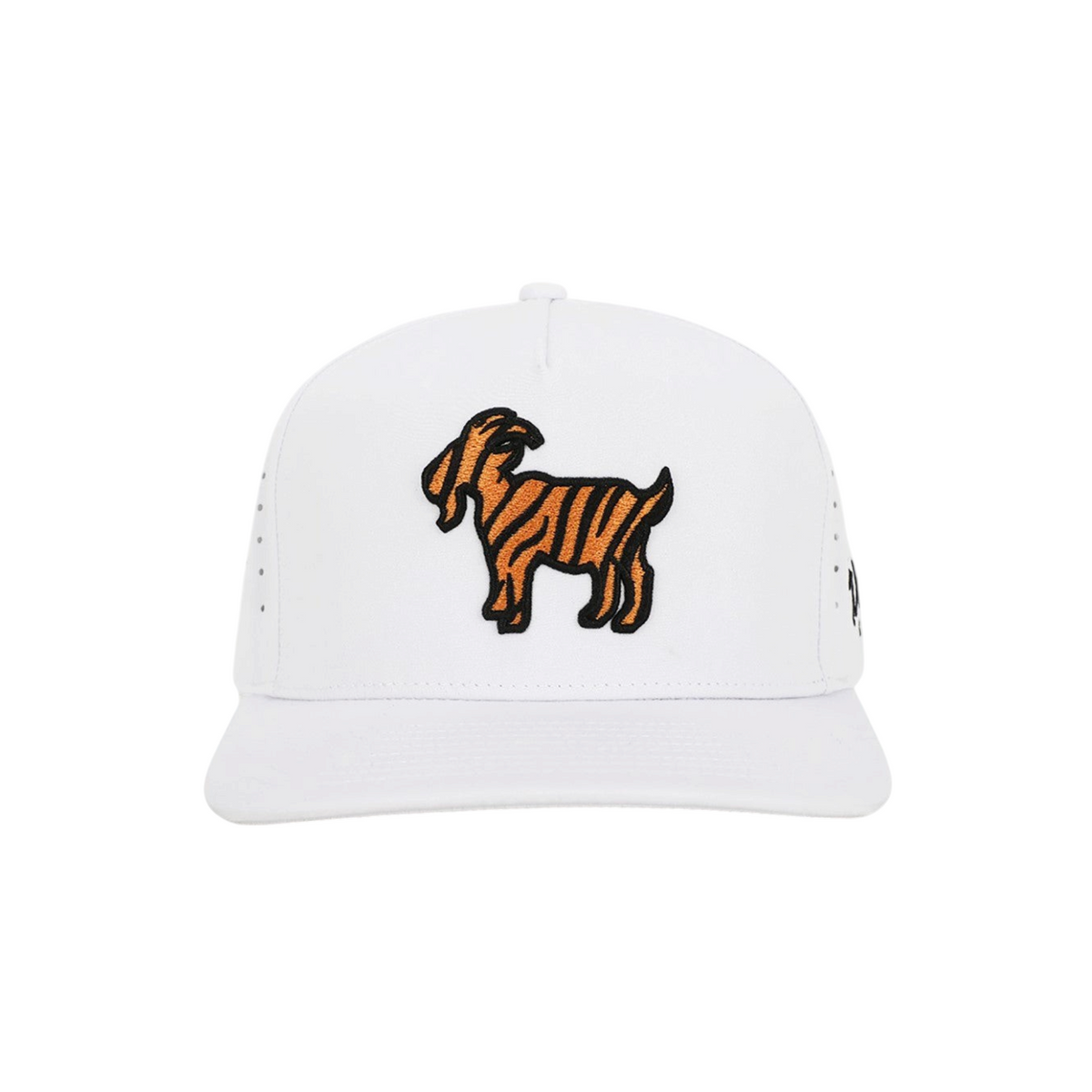 GOAT White Waggle Snapback Hat