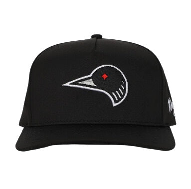 Loon 2.0 Black Waggle Snapback Hat