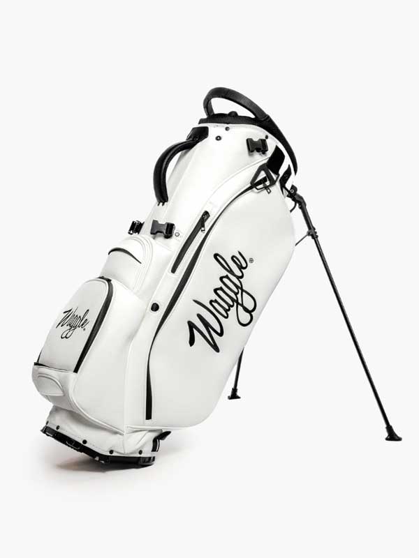 White Waggle Golf Bag