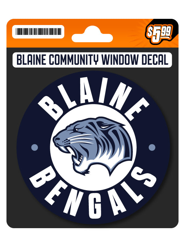 Blaine Window Decals