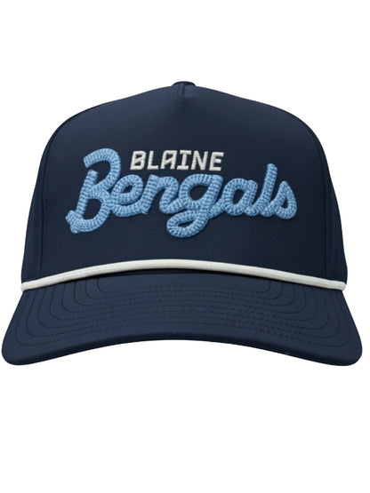 Blaine - Navy Yak Breakaway Chain Stitch Hat