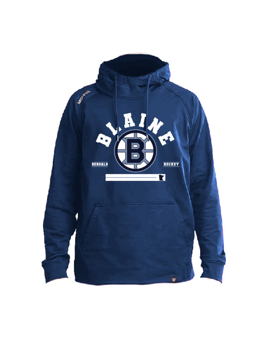 Blaine - Navy Hockeyak Playmaker Hooded Sweatshirt