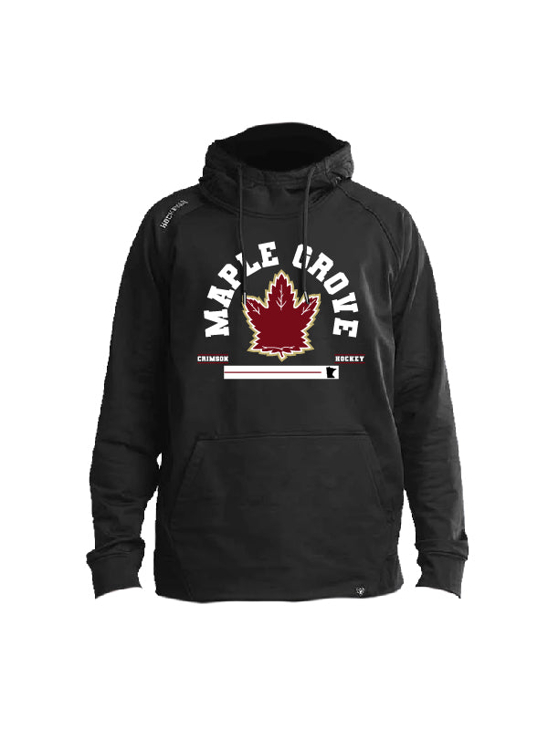 Maple Grove - Black Hockeyak Playmaker Hooded Sweatshirt