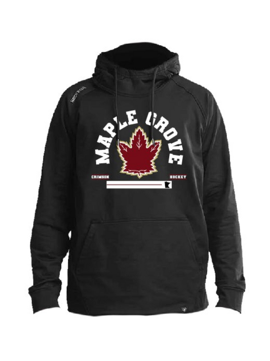 Maple Grove - Black Hockeyak Playmaker Hooded Sweatshirt