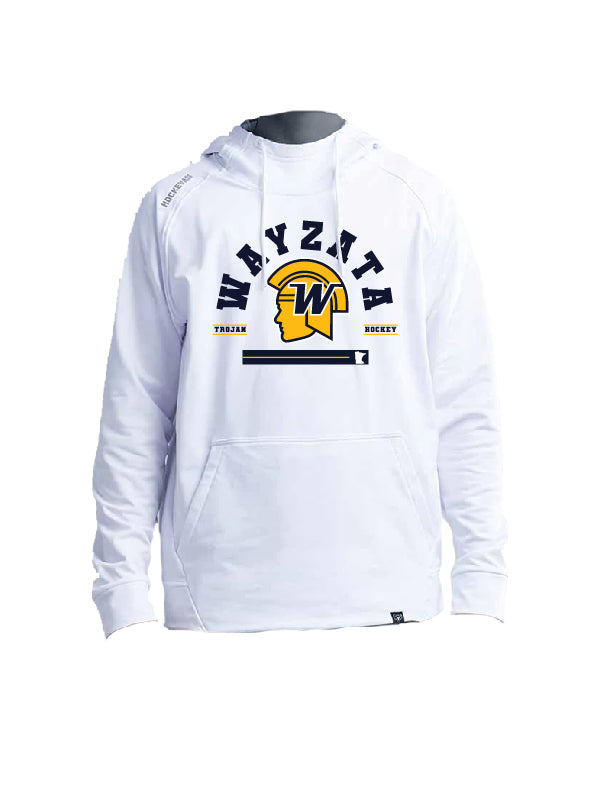 Wayzata - White Hockeyak Playmaker Hooded Sweatshirt