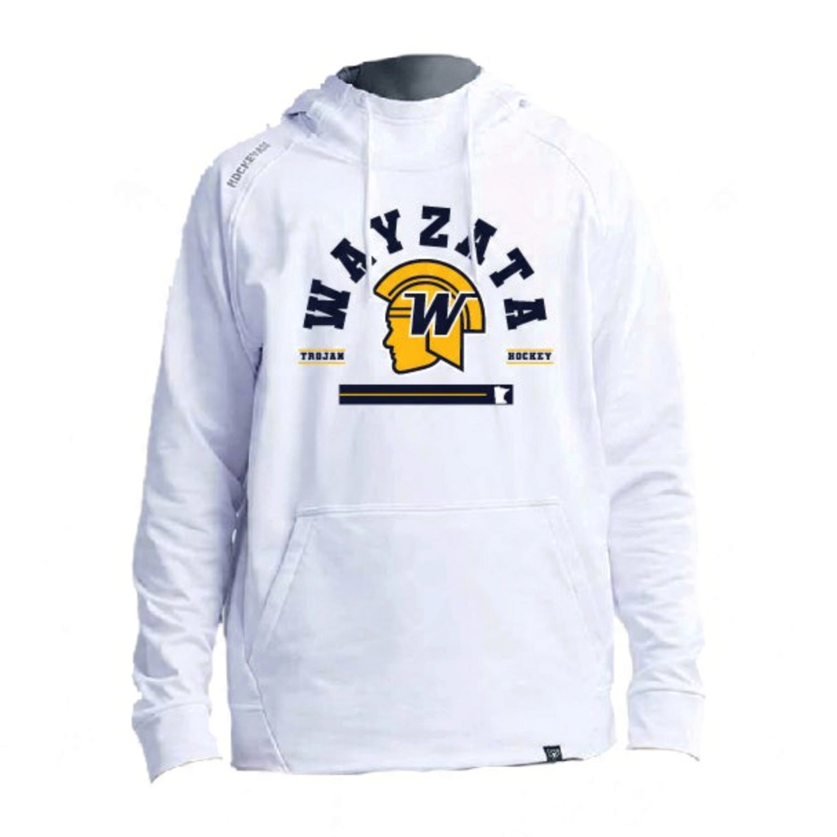 Wayzata - White Hockeyak Playmaker Hooded Sweatshirt