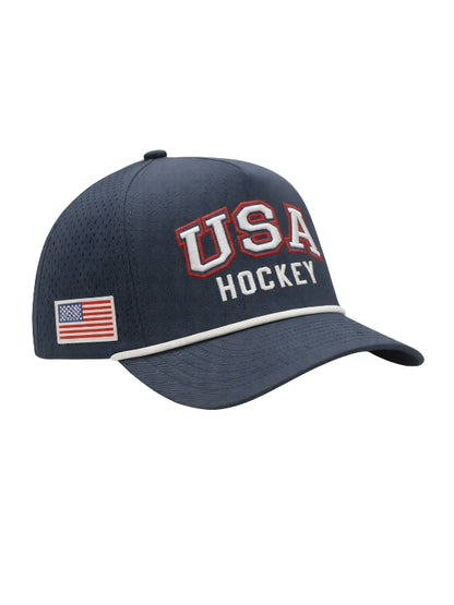Navy/White HockeYak USA Breakaway Trucker Cap