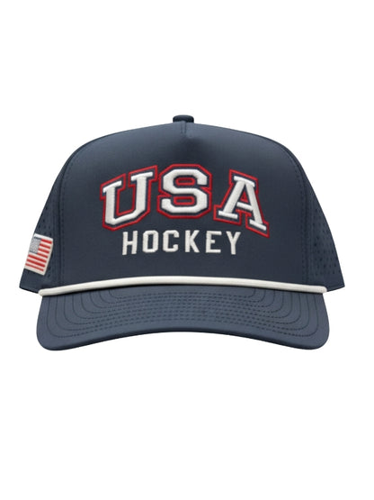 Navy/White HockeYak USA Breakaway Trucker Cap