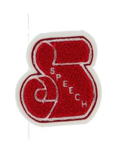 Orono Speech Scroll Chenille Award Symbol