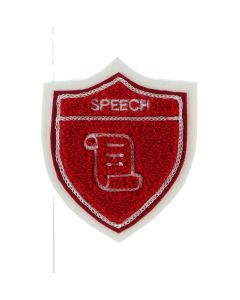 Orono Speech Shield Chenille Award Symbol