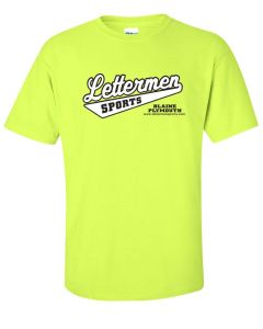 Classic Lettermen Tee, Safety Green