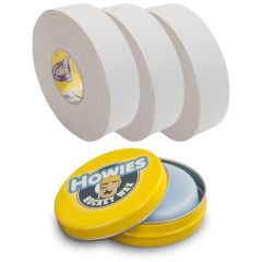 Howies Wax Pack Hockey Tape - 3 White/1 Wax